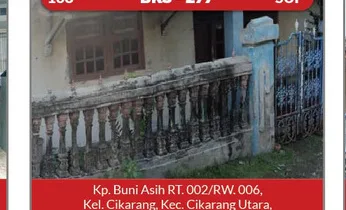 Rumah lelang Bekasi