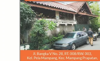 Rumah Bangka V Mampang Jaksel, Luas 229m², Harga Terbaik
